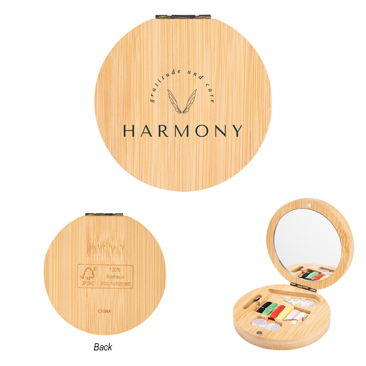 BAMBOO SEWING KIT WITH MIRROR - Image 1