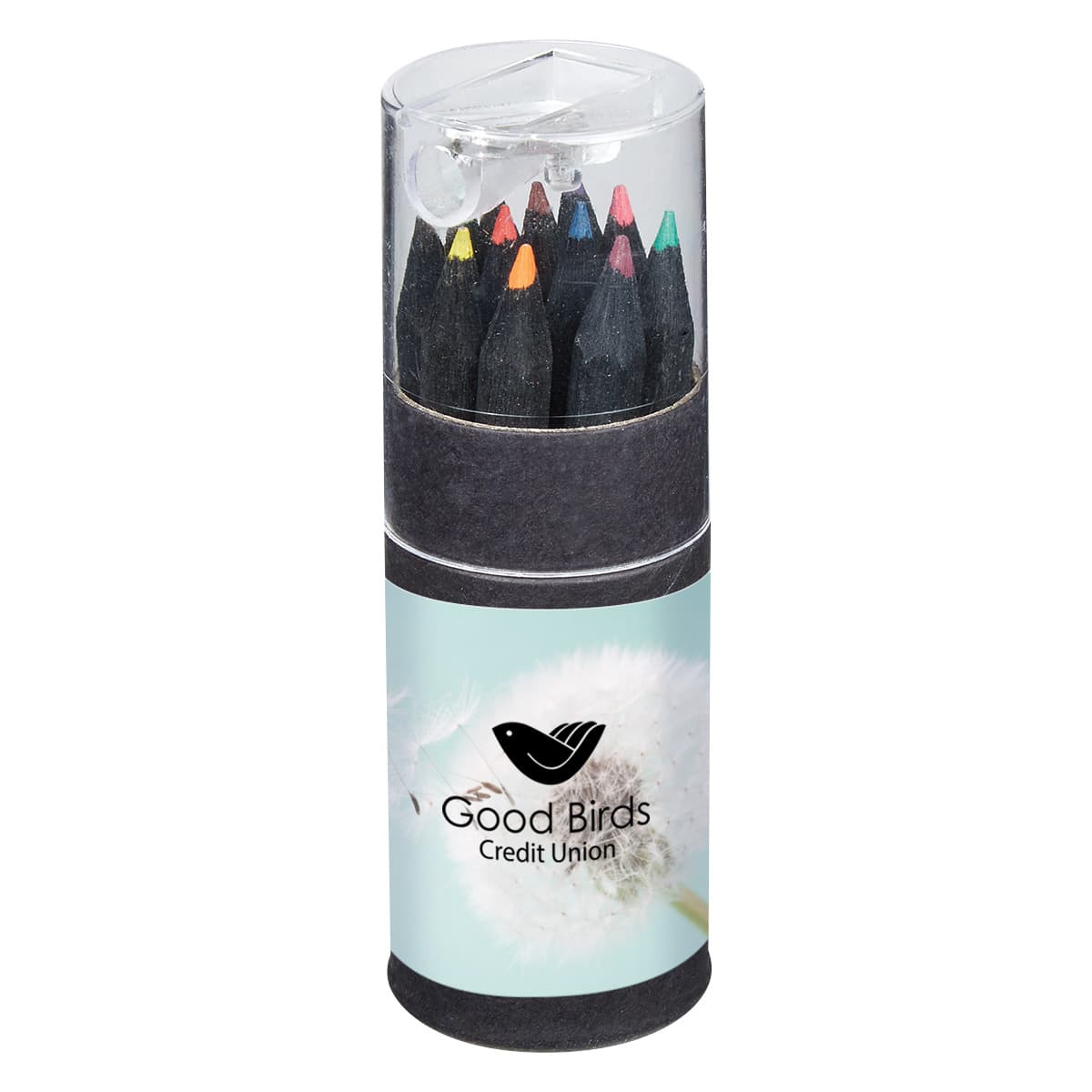 Blackwood 12-Piece Colored Pencil Set In Tube With Sharpener - Image 1