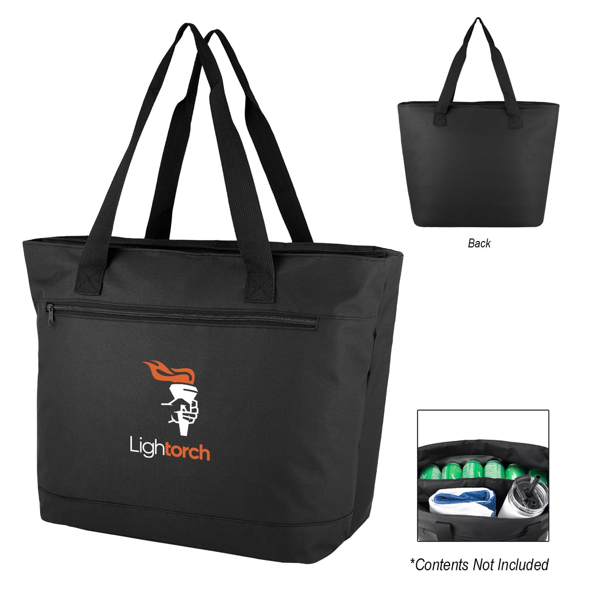 Chill Commuter rPET 34 Can Split Cooler Tote Bag - Image 1