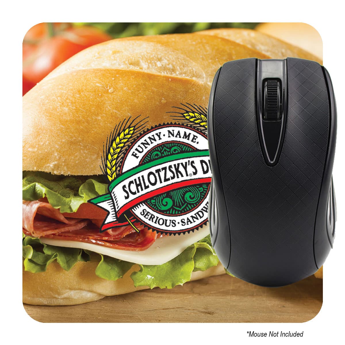 Computer Mouse Pad - Dye Sublimated - 6" - Image 1