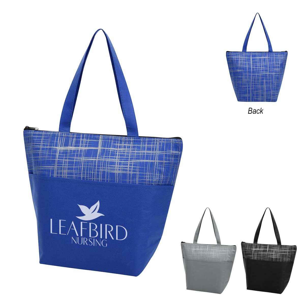 Crosshatch Non-Woven Cooler Bag - Image 1