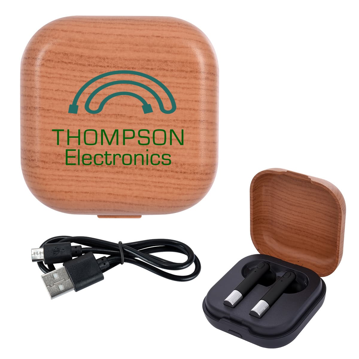 ELEVATE TRUE WIRELESS EARBUDS & CHARGING BASE - Image 1