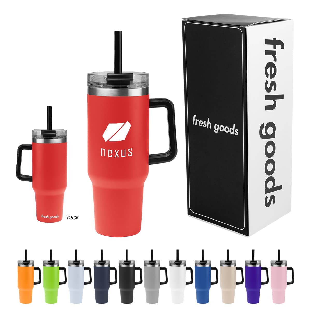 Fresh Goods 40 Oz. Intrepid Stainless Steel Tumbler - Image 1