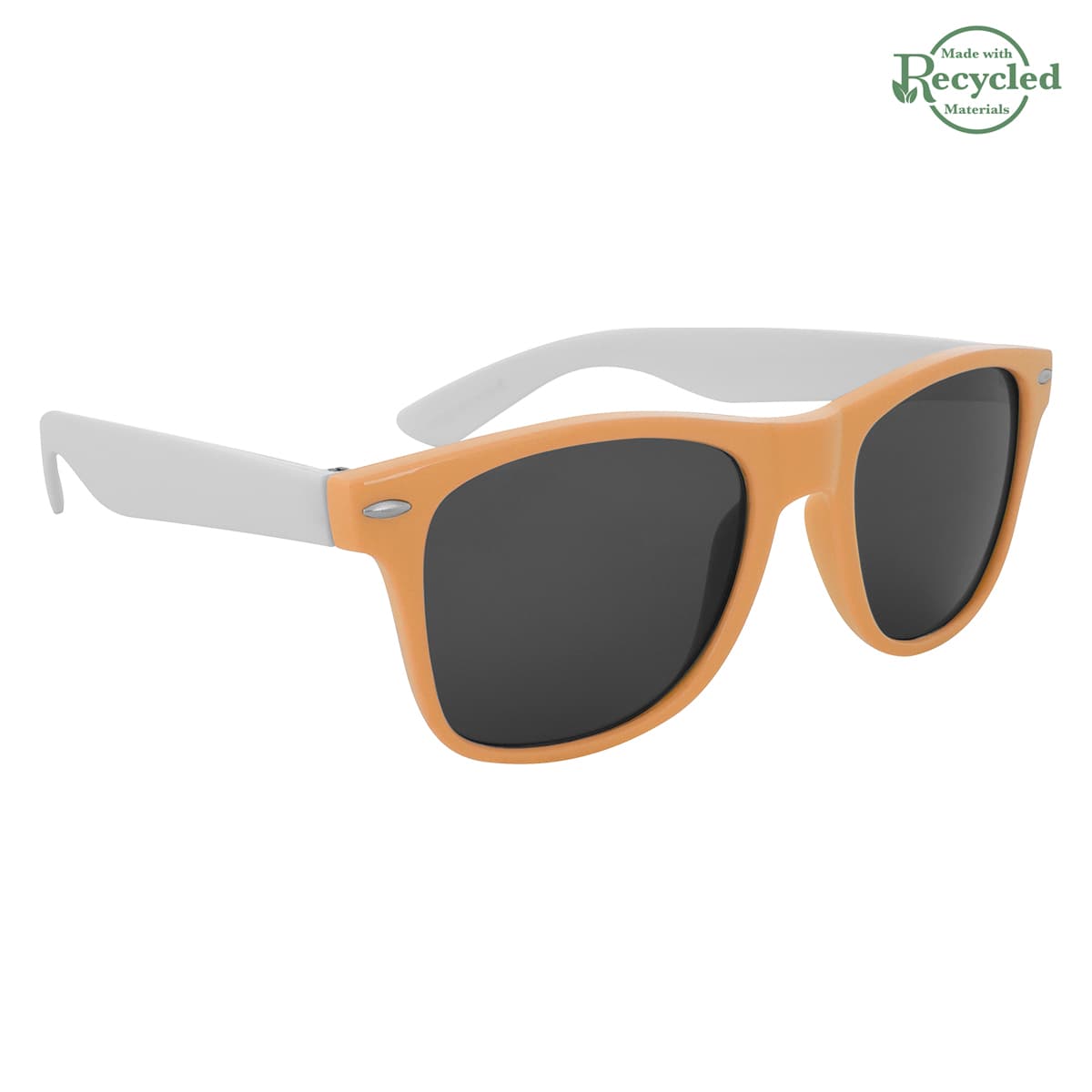Full Color Colorblock Malibu Sunglasses - Image 1