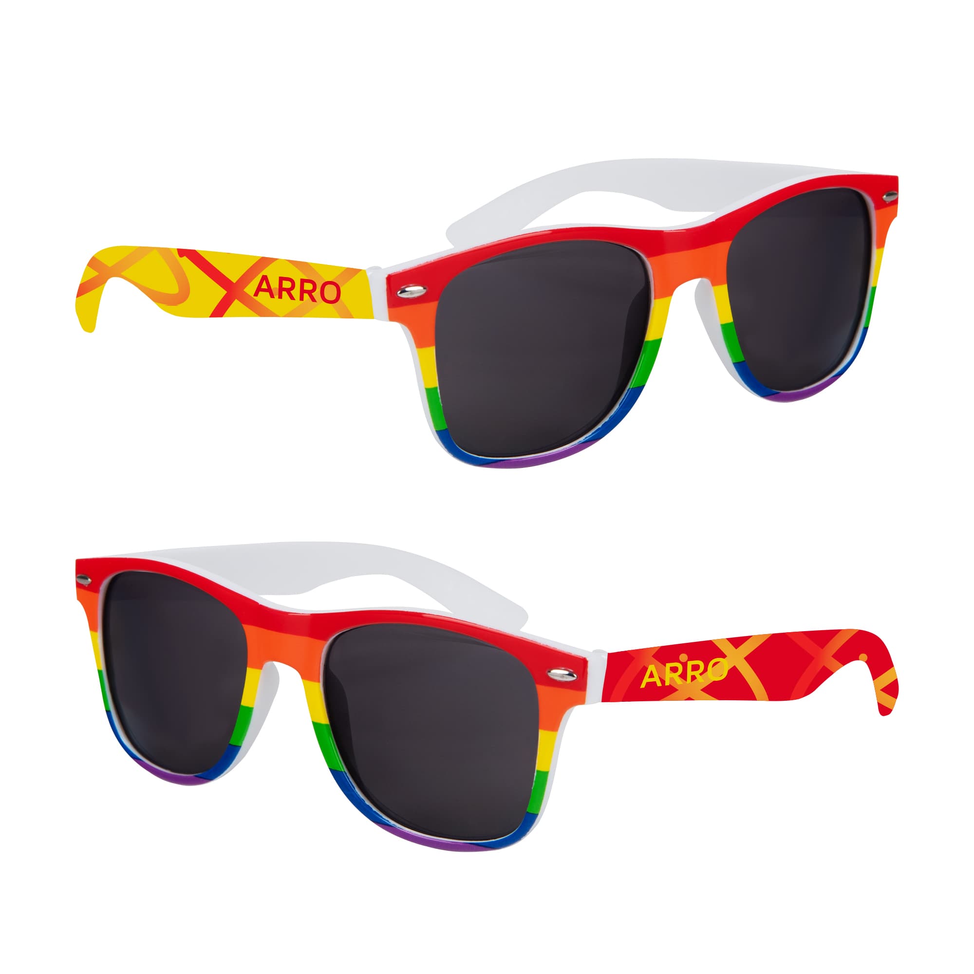 Full Color Prism Maliubu Sunglasses - Image 1