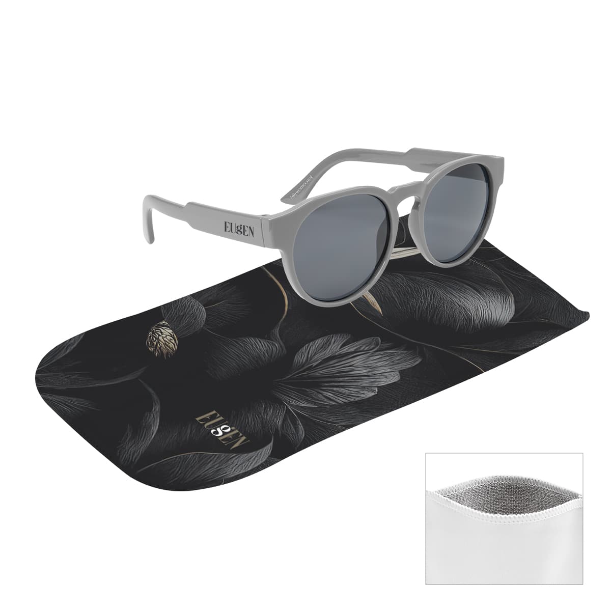 Gatsby Recycled Frame Sunglasses rPET Microfiber Sunglass Pouch - Image 1