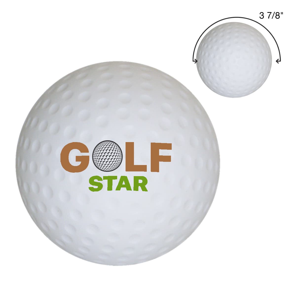 Golf Ball Shape Stress Reliever - Image 1
