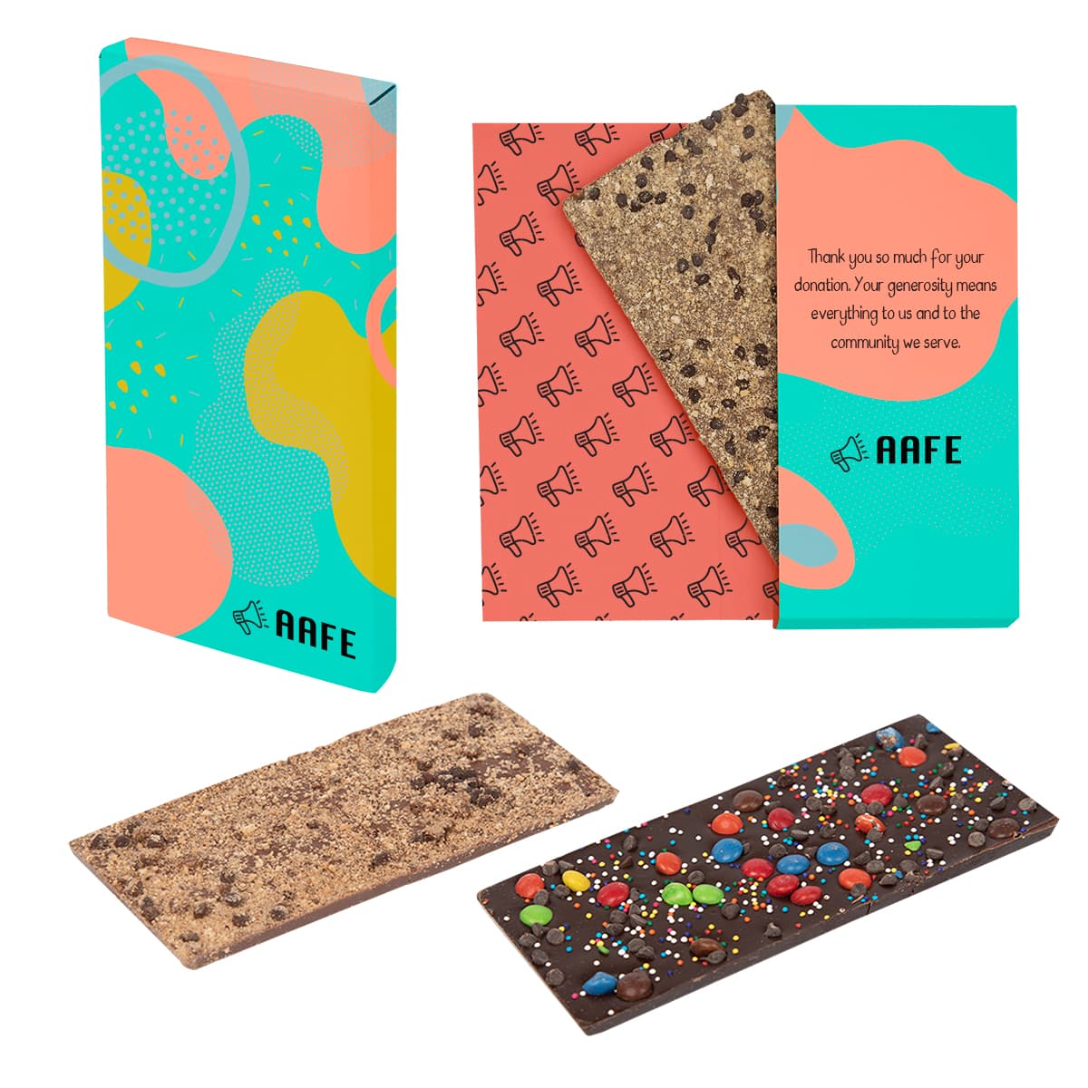 Gourmet Chocolate Bar In Card Box - Image 1