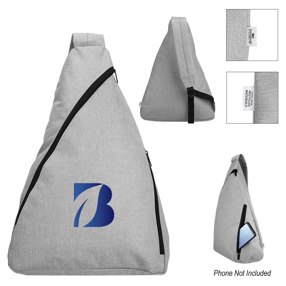 Habitat rPET Heathered Sling Bag - Image 1