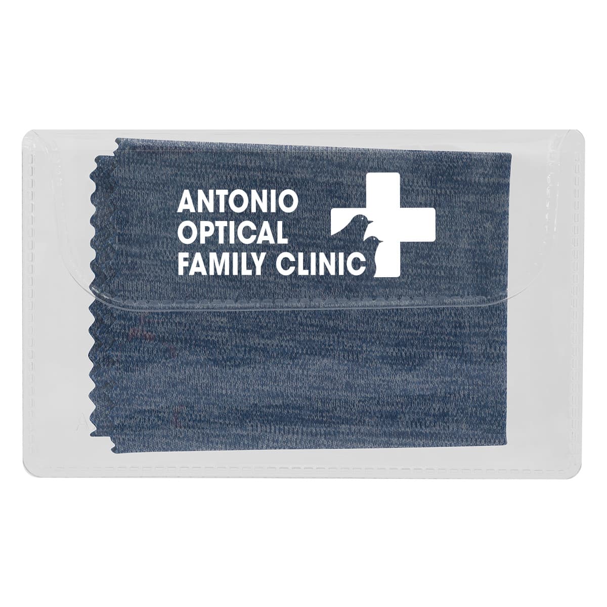 Heathered Cleaning Cloth In Case - Image 1