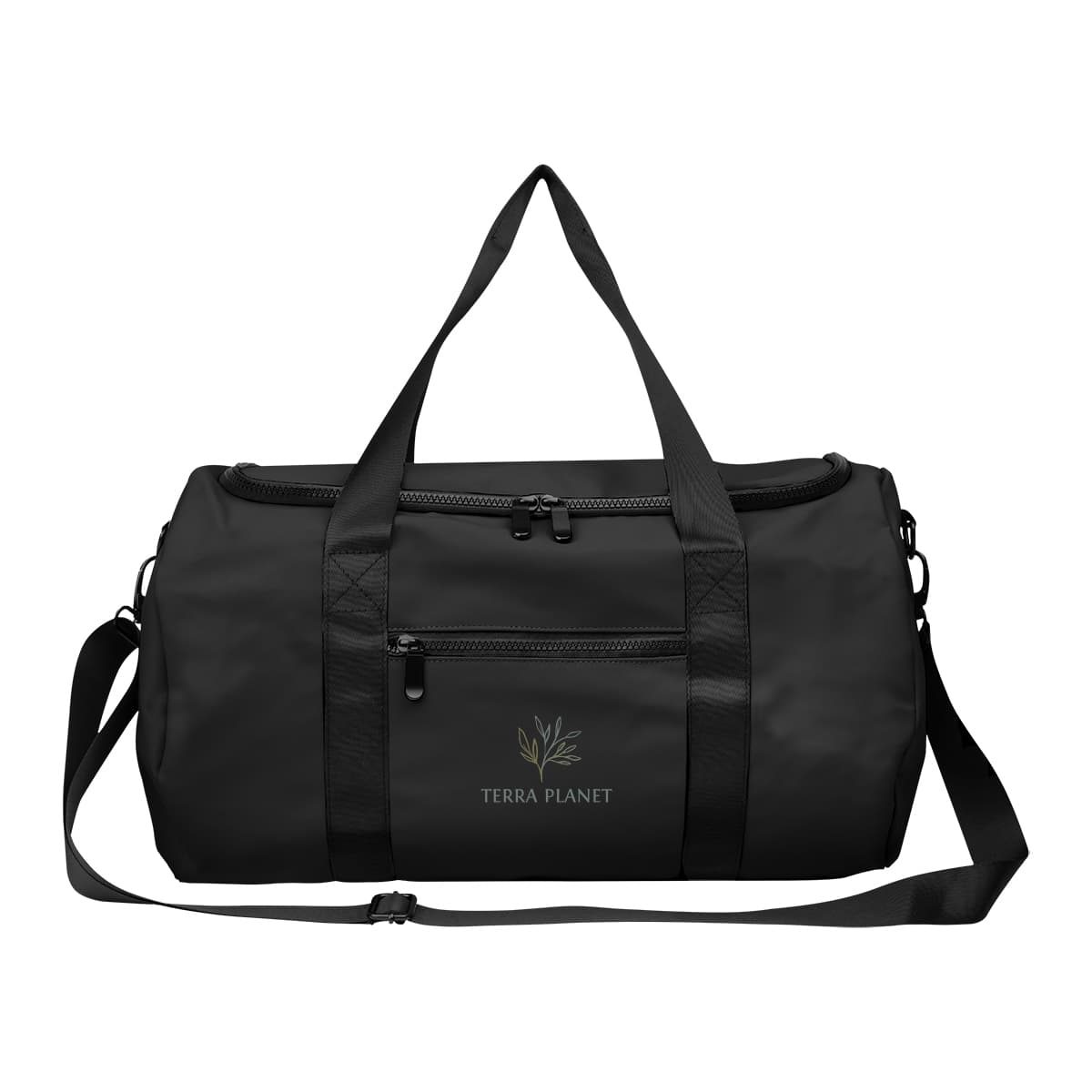 Hudson Recycled Leatherette Duffel Bag - Image 1