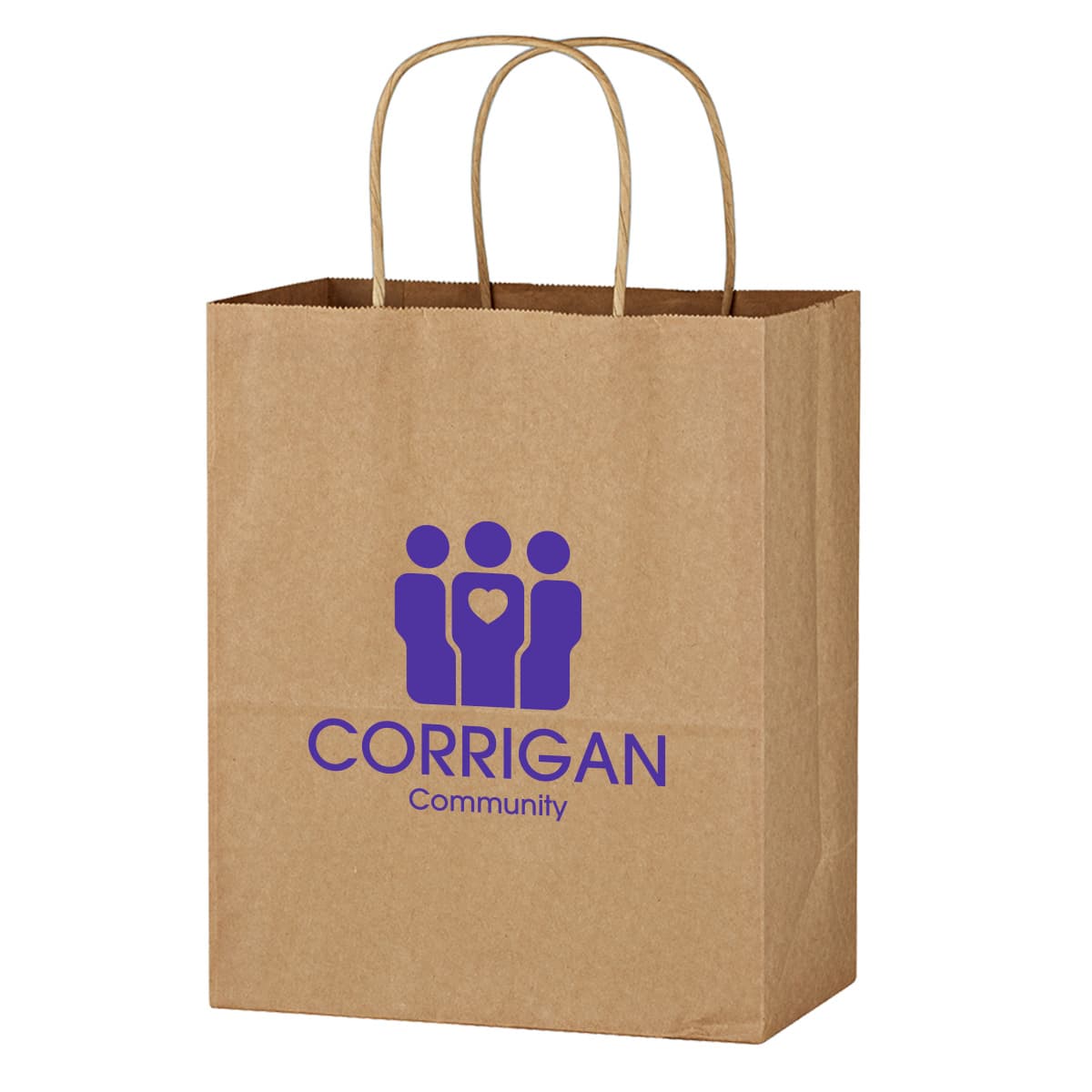 Kraft Paper Brown Wine Bag - 13" x 17" - Image 1