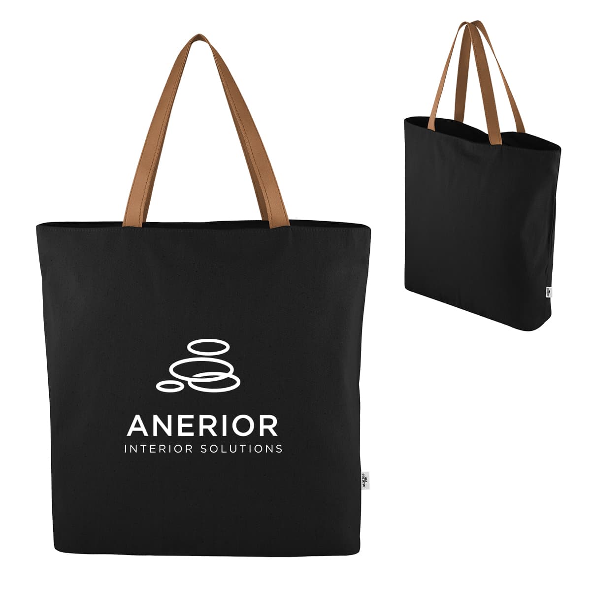 Larchmont 9 Oz. Recycled Cotton Canvas Tote Bag - Image 1