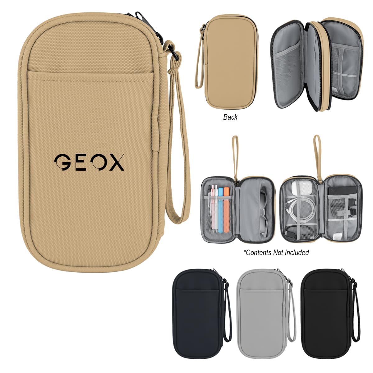 Leatherette Tandem Tech Travel Organizer - Image 1
