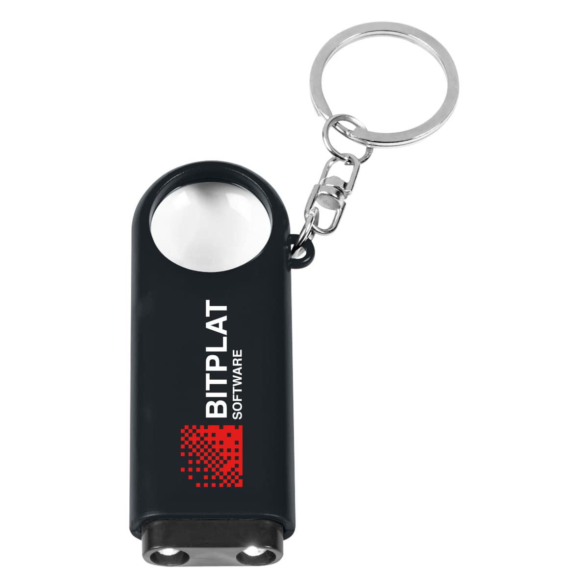 Magnifier And LED Light Key Chain - Image 1