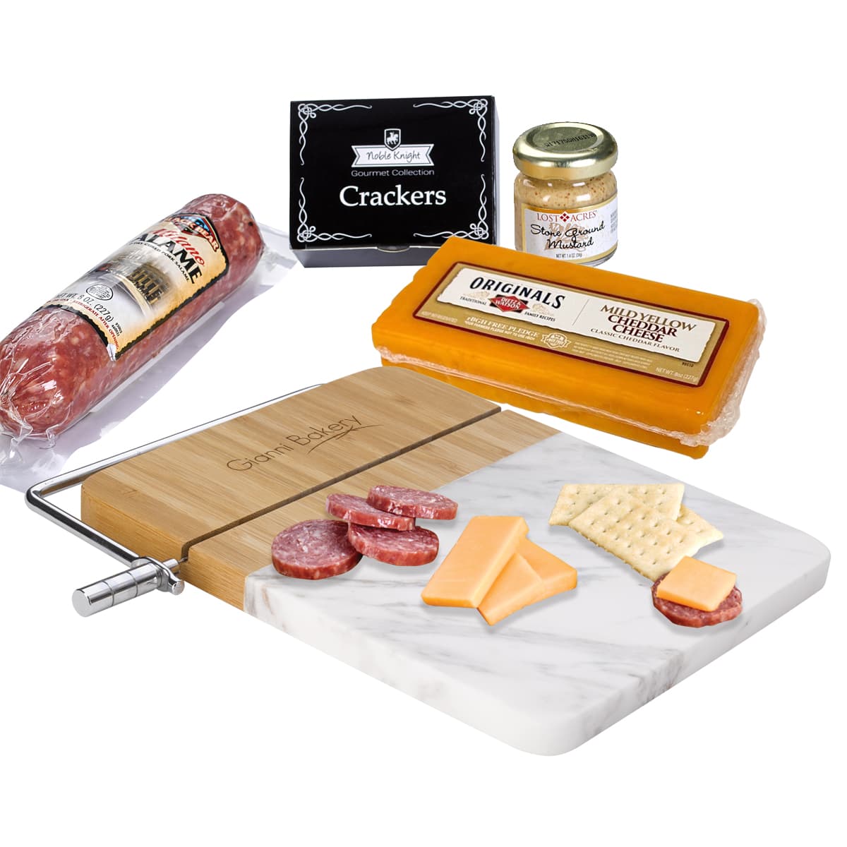 Marble Cutting Board Charcuterie Set - Image 1