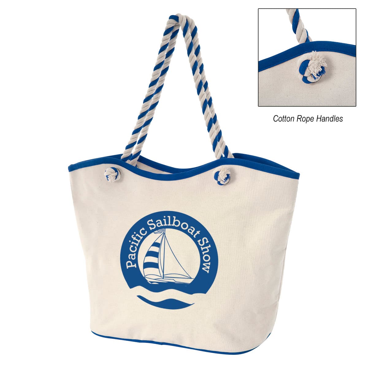 MAUI 8 OZ. LAMINATED COTTON TOTE BAG - Image 1
