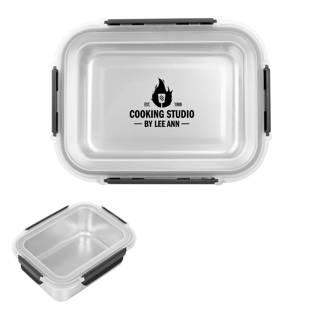 Microwavable Stainless Steel Food Container - Image 1