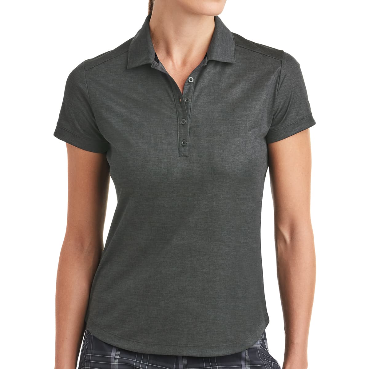 Nike Ladies Dri-FIT Crosshatch Polo - Image 1