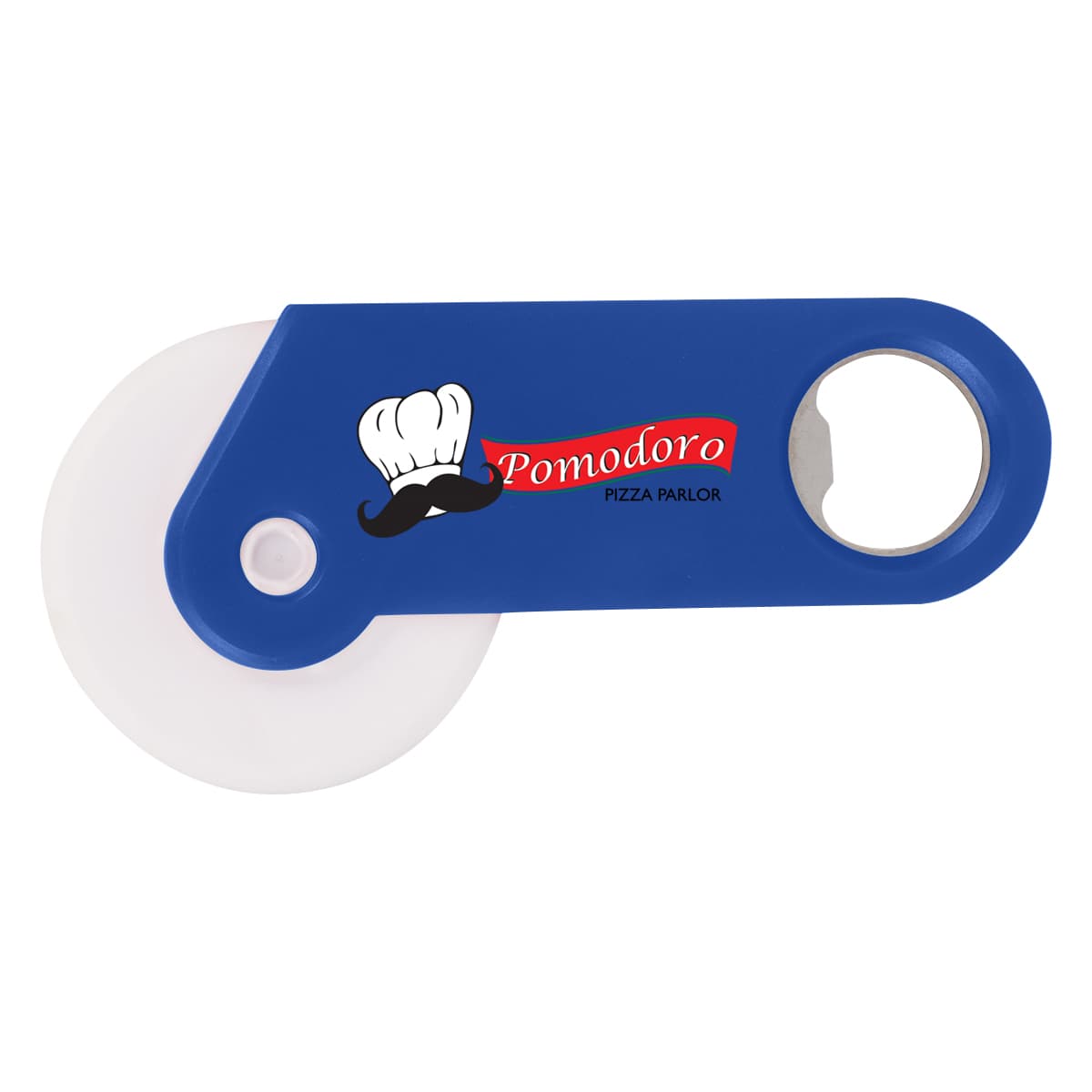 Pizza Cutter With Bottle Opener - Image 1