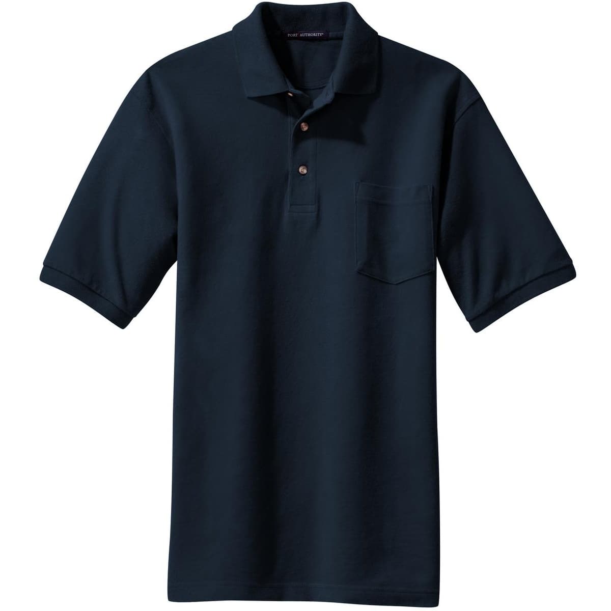 Port Authority Heavyweight Cotton Pique Polo with Pocket - Image 1