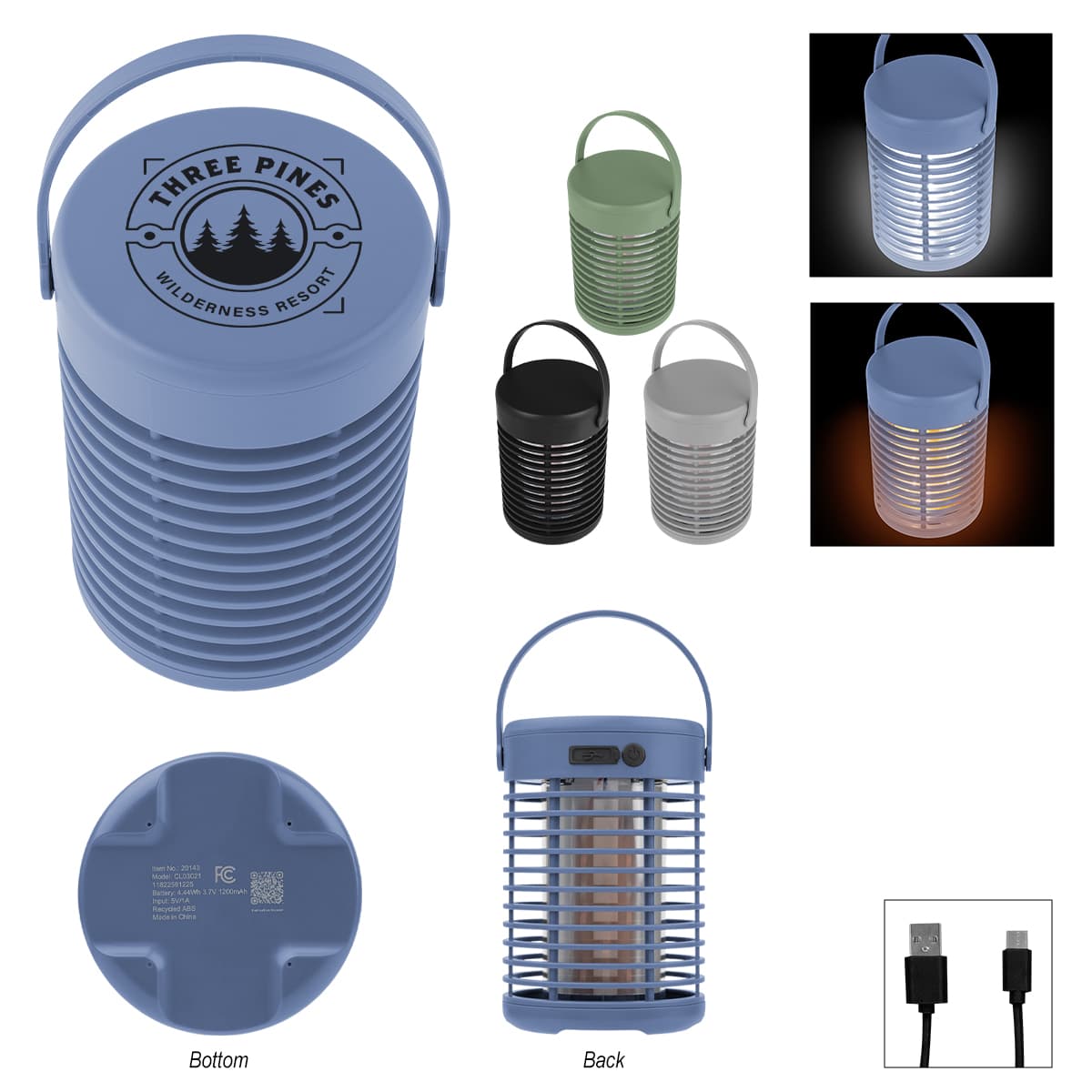 Rechargeable Flame Camping Lantern - Image 1