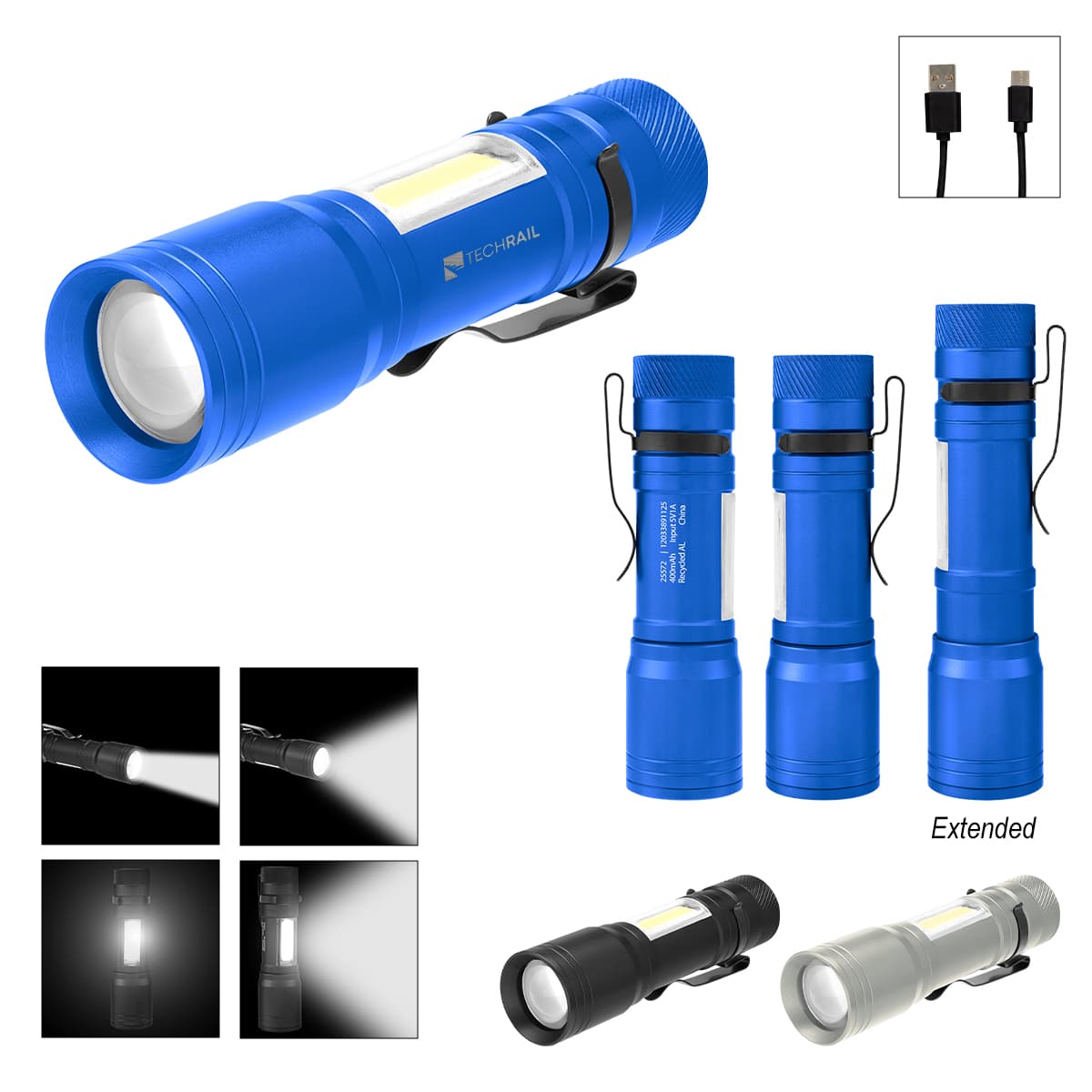 Rechargeable Freeport Focus Flashlight 2.0 - Image 1