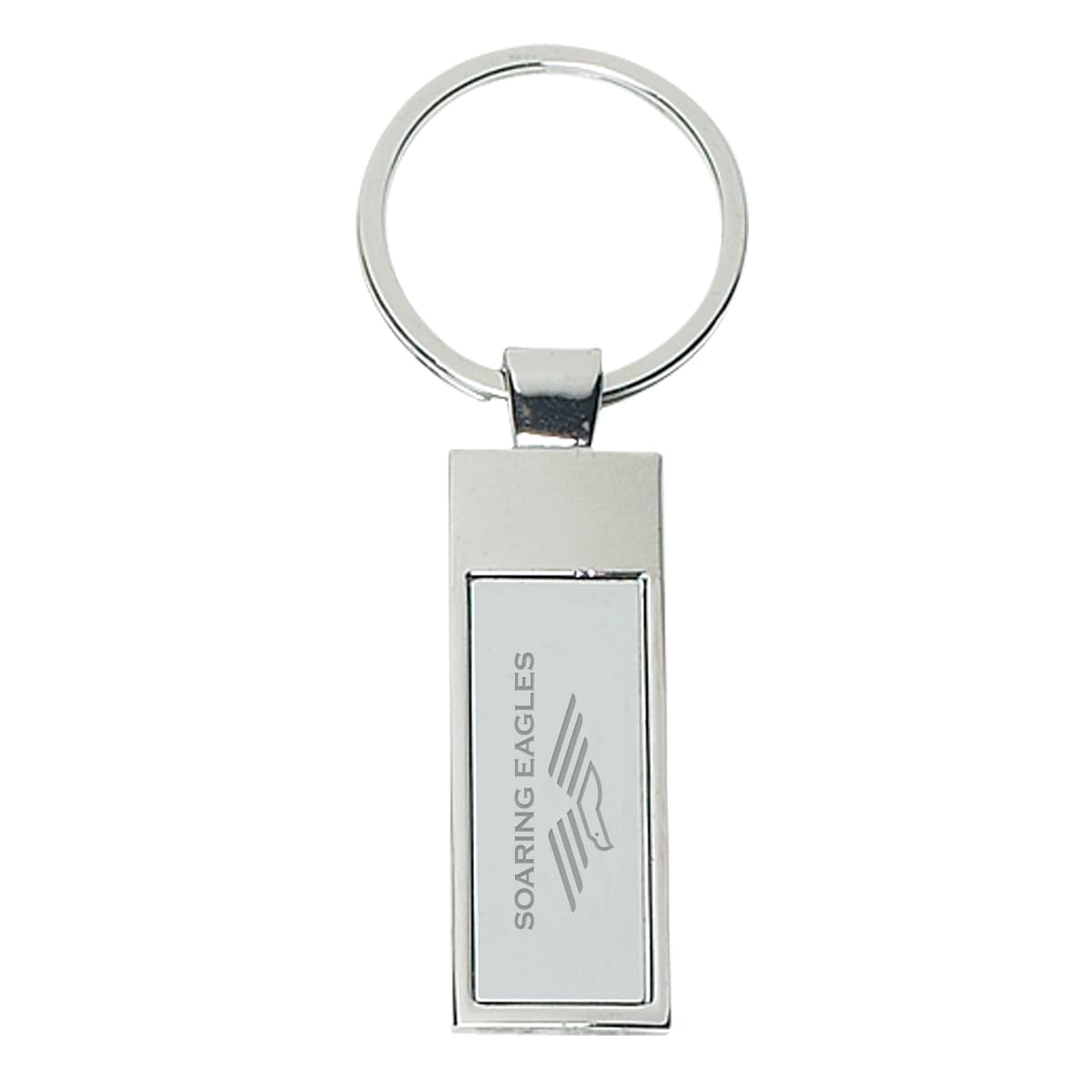 Rectangle Metal Key Tag - Image 1