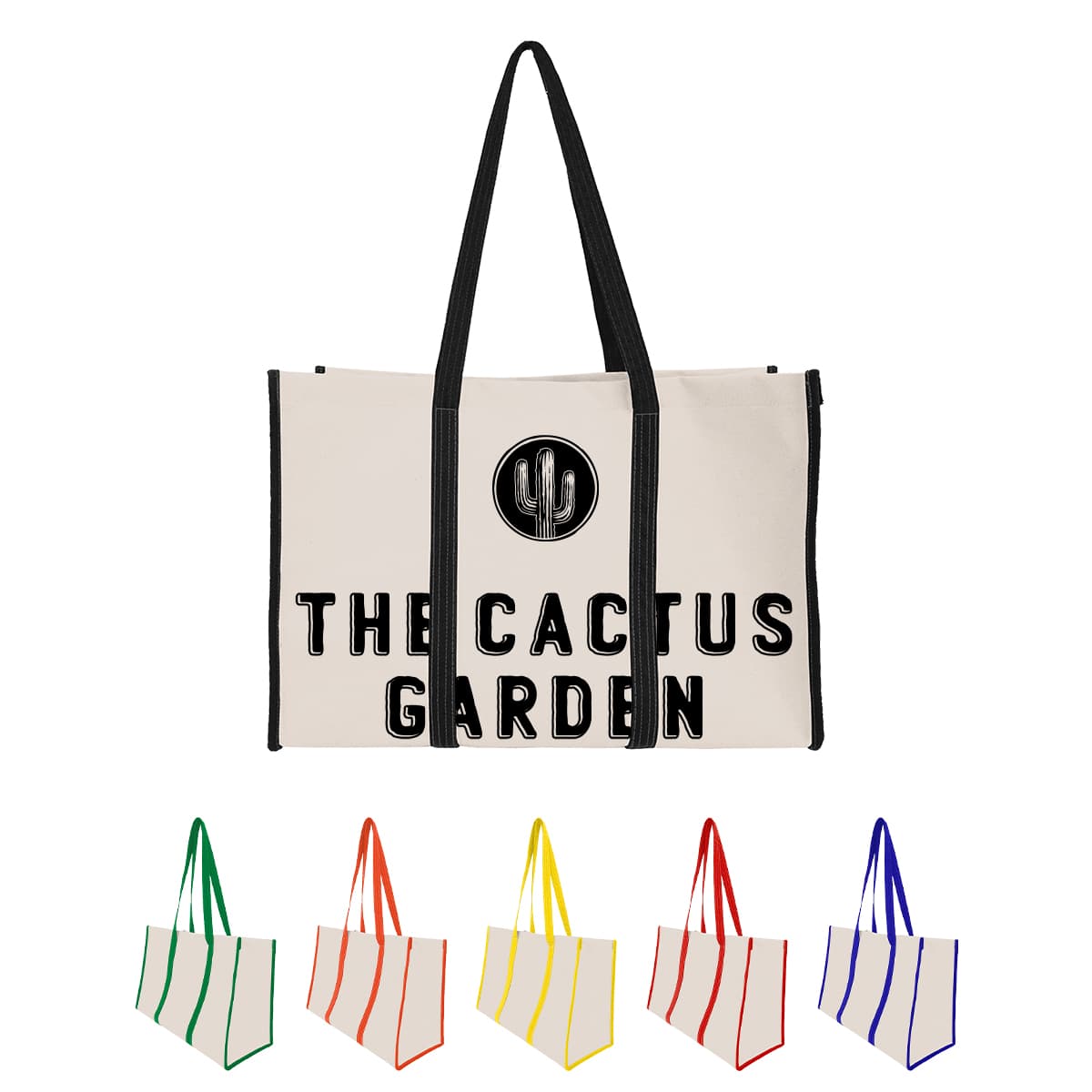 Recycled Canvas Wrap Around Tote Bag - Image 1