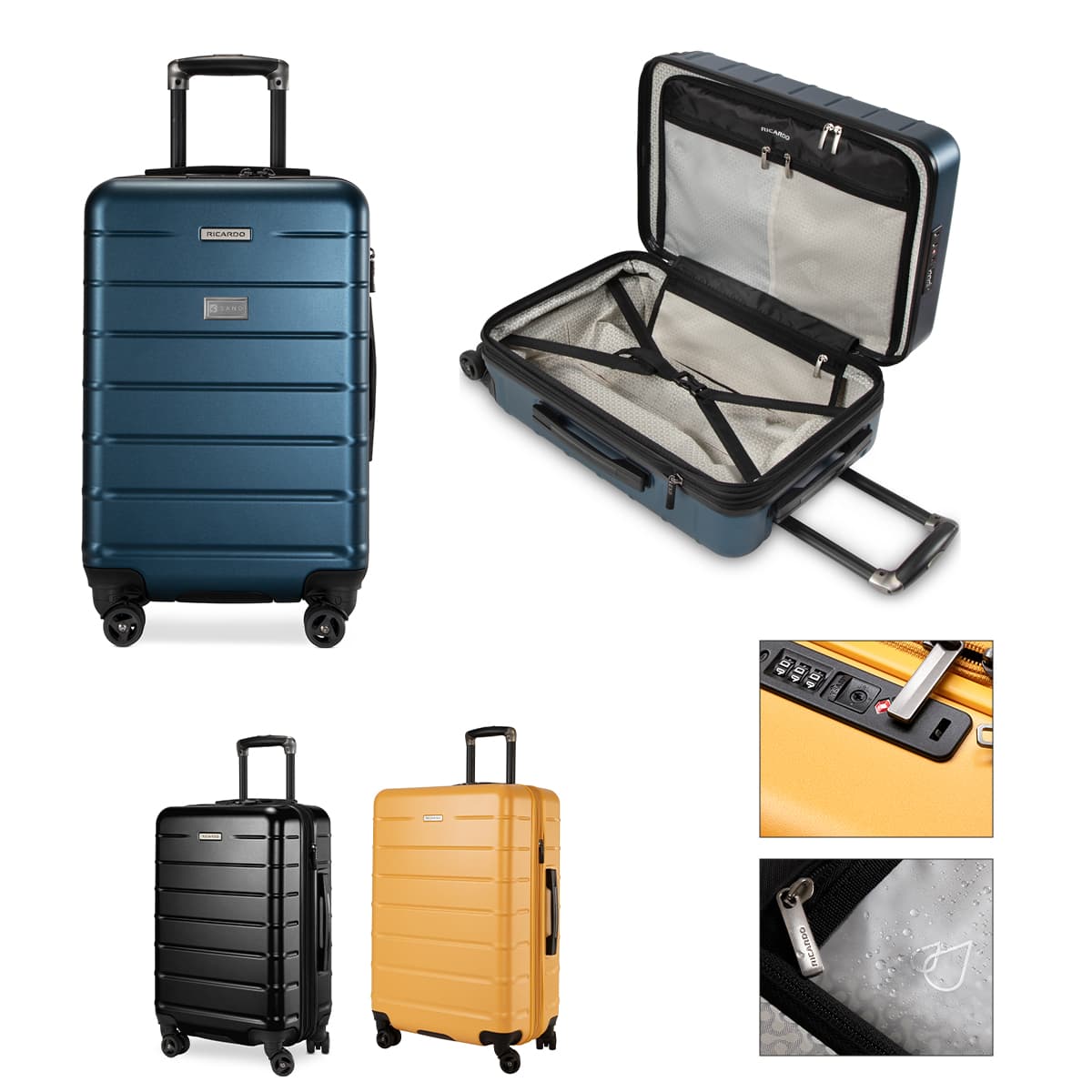 Ricardo® Cambria 20" Hardside Carry-On Expandable Spinner - Image 1