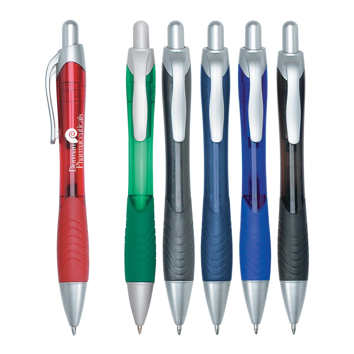 Rio Gel Pen With Contoured Rubber Grip - Image 1