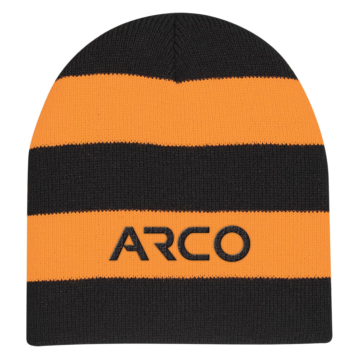 Rugby Stripe Knit Beanie - Image 1