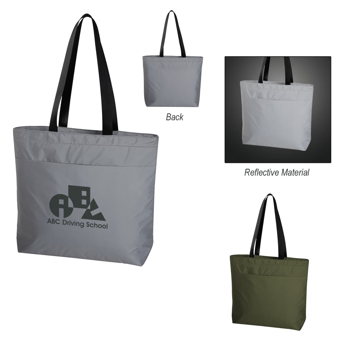 Solstice Reflective Cooler Tote Bag - Image 1