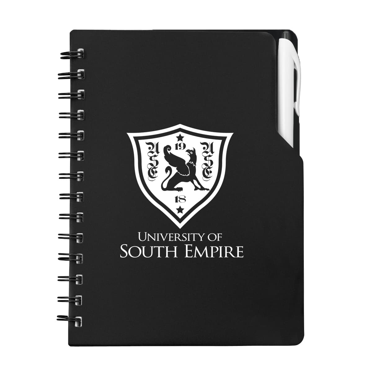 Spiral Notebook With Pen - Image 1