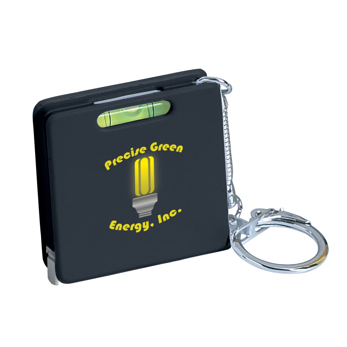 Square Level Tape Measure Key Tag - Image 1