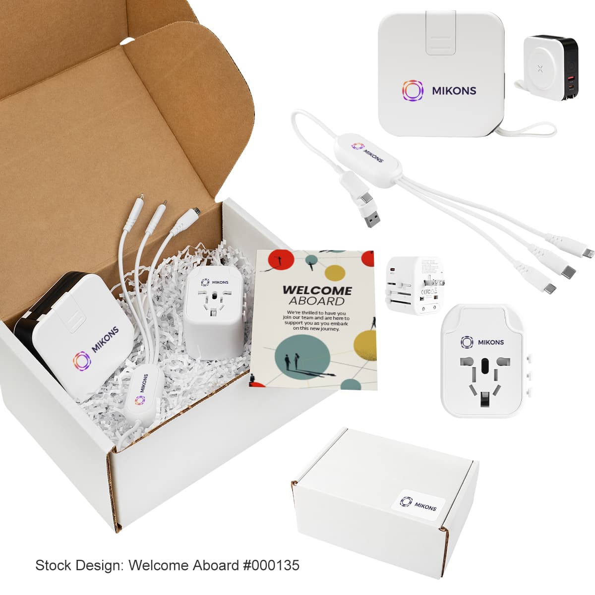 Travel Abroad Charging Station Gift Set - Image 1