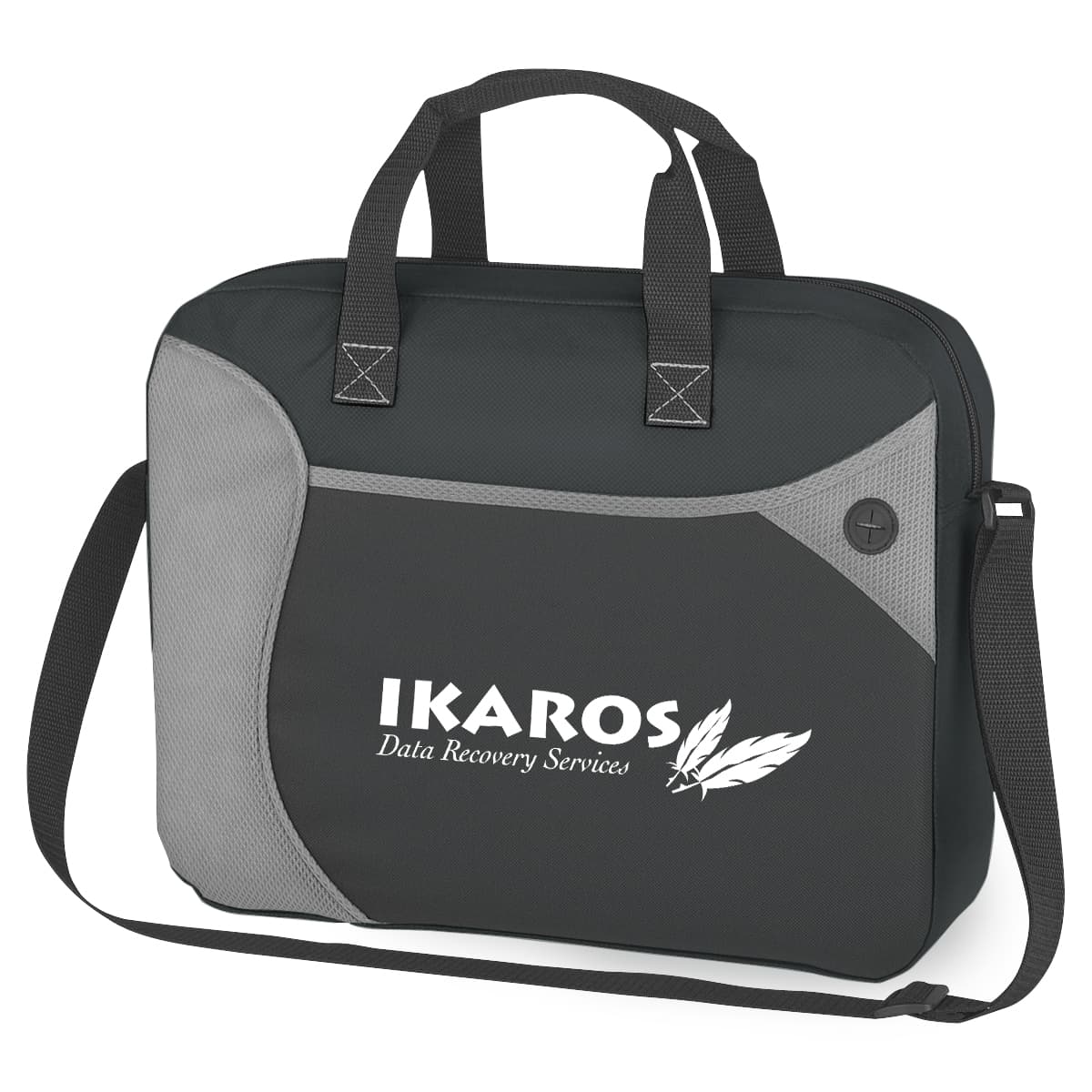 Wave Non-Woven Briefcase/Messenger Bag - Image 1
