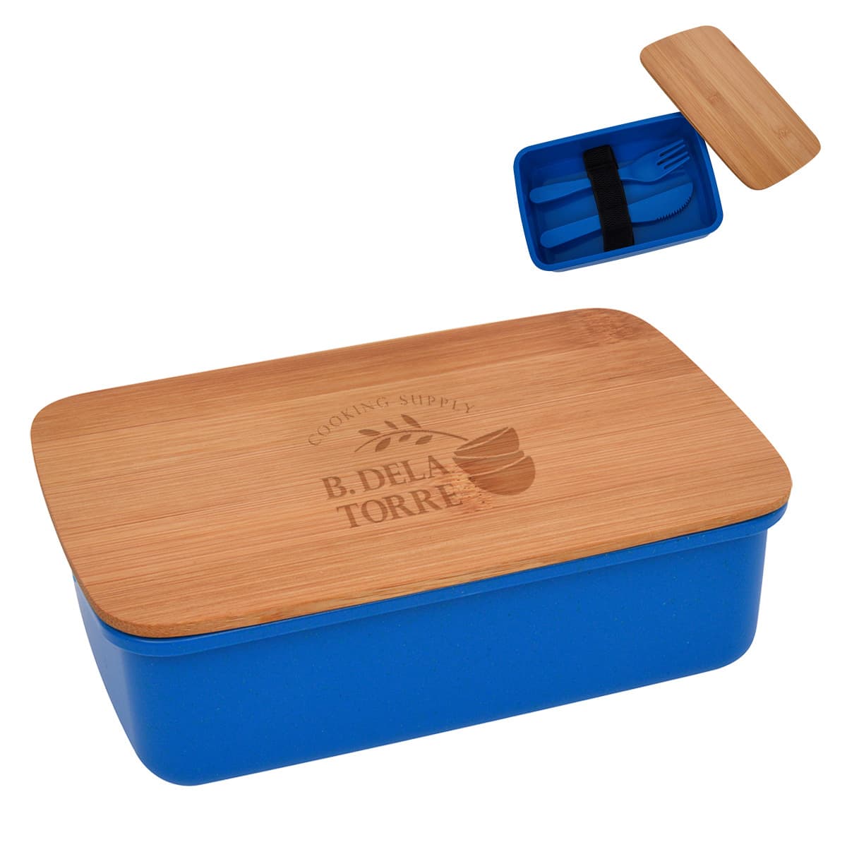 Wheat Lunch Set With Bamboo Lid - Image 1