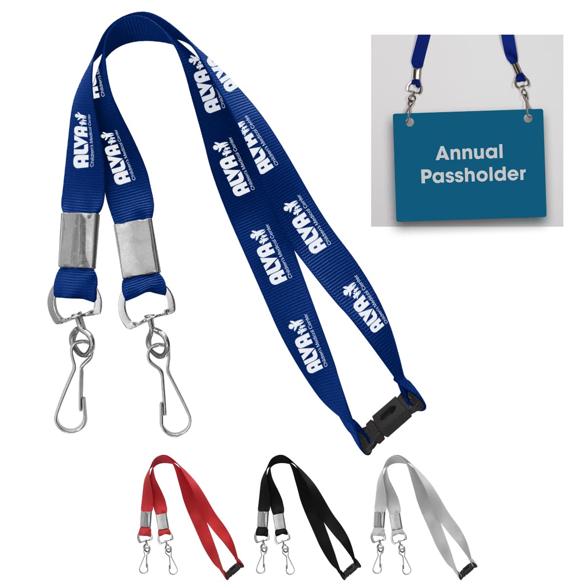 Youth Double Hook Lanyard - Image 1