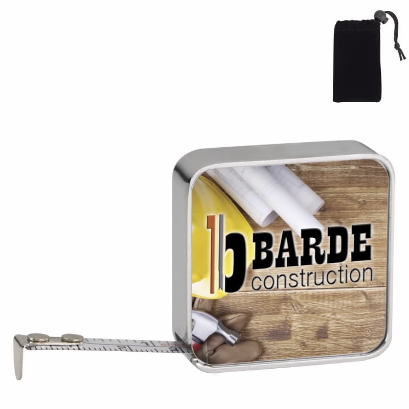 6' Chrome Tape Measure - Image 1