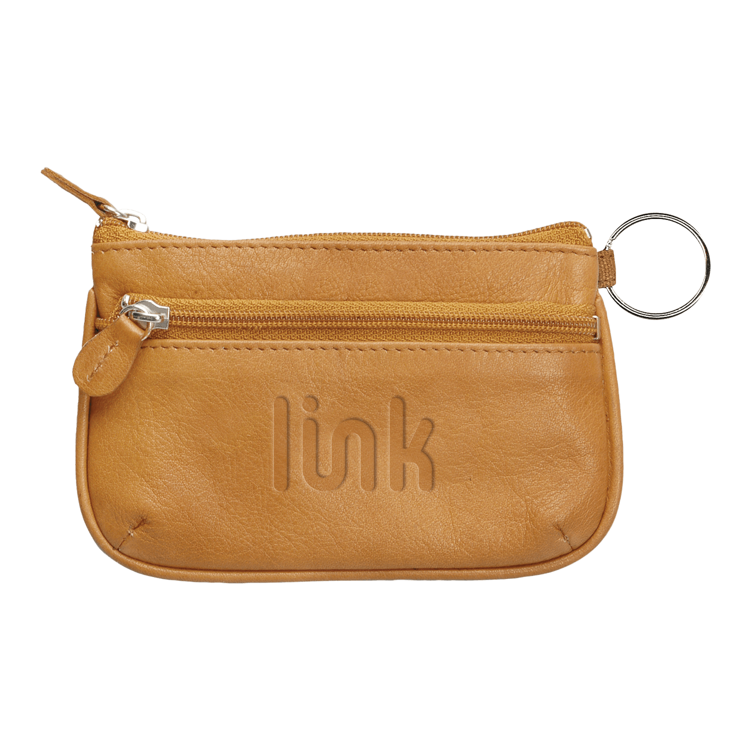 Andrew Philips® Leather Coin Case & ID Holder Wallet - Image 1