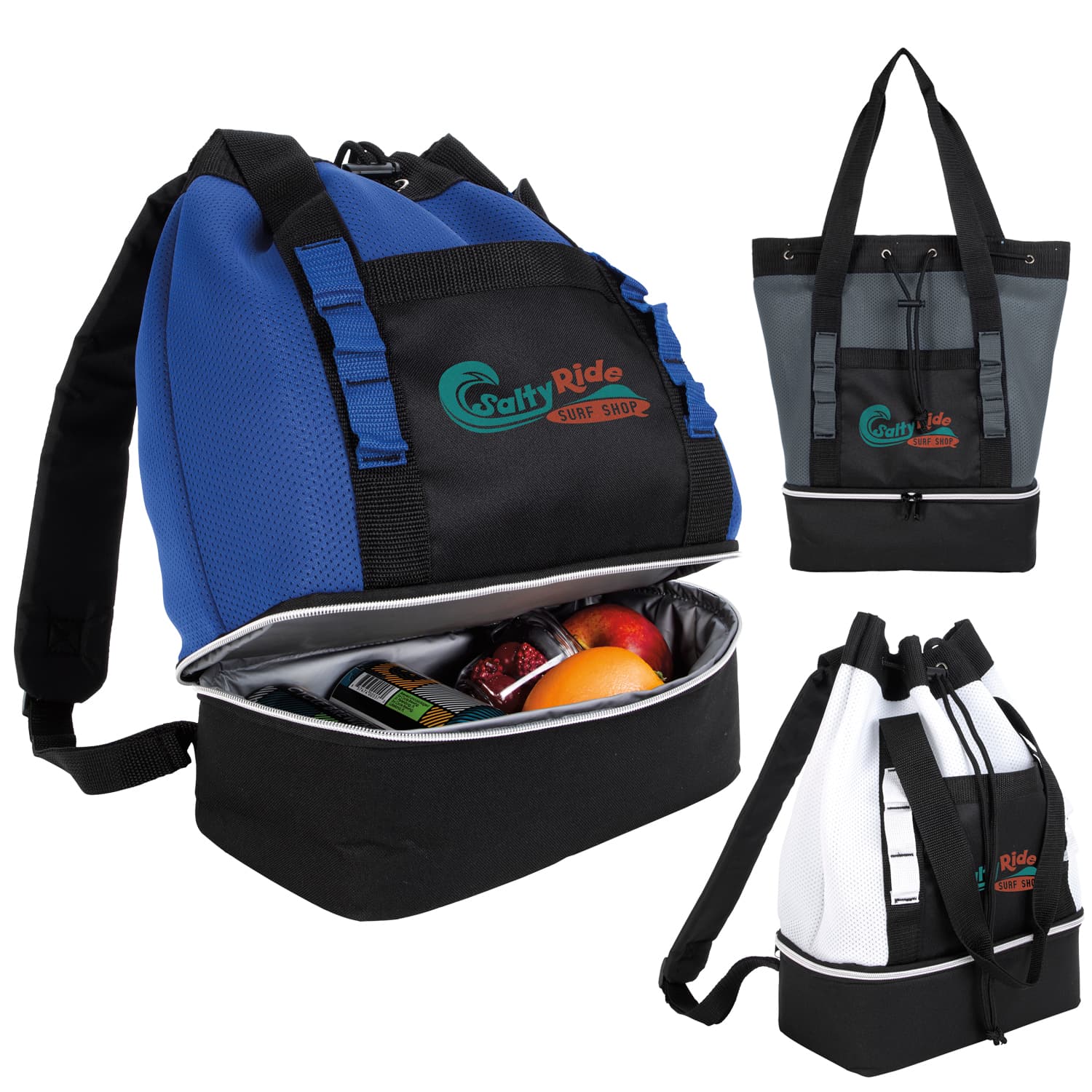 Atchison® Brightwater Dual-Compartment Tote-Pack Cooler - Image 1