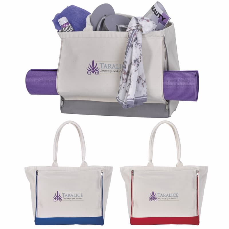 Atchison® Yoga Retreat Cotton Tote - Image 1