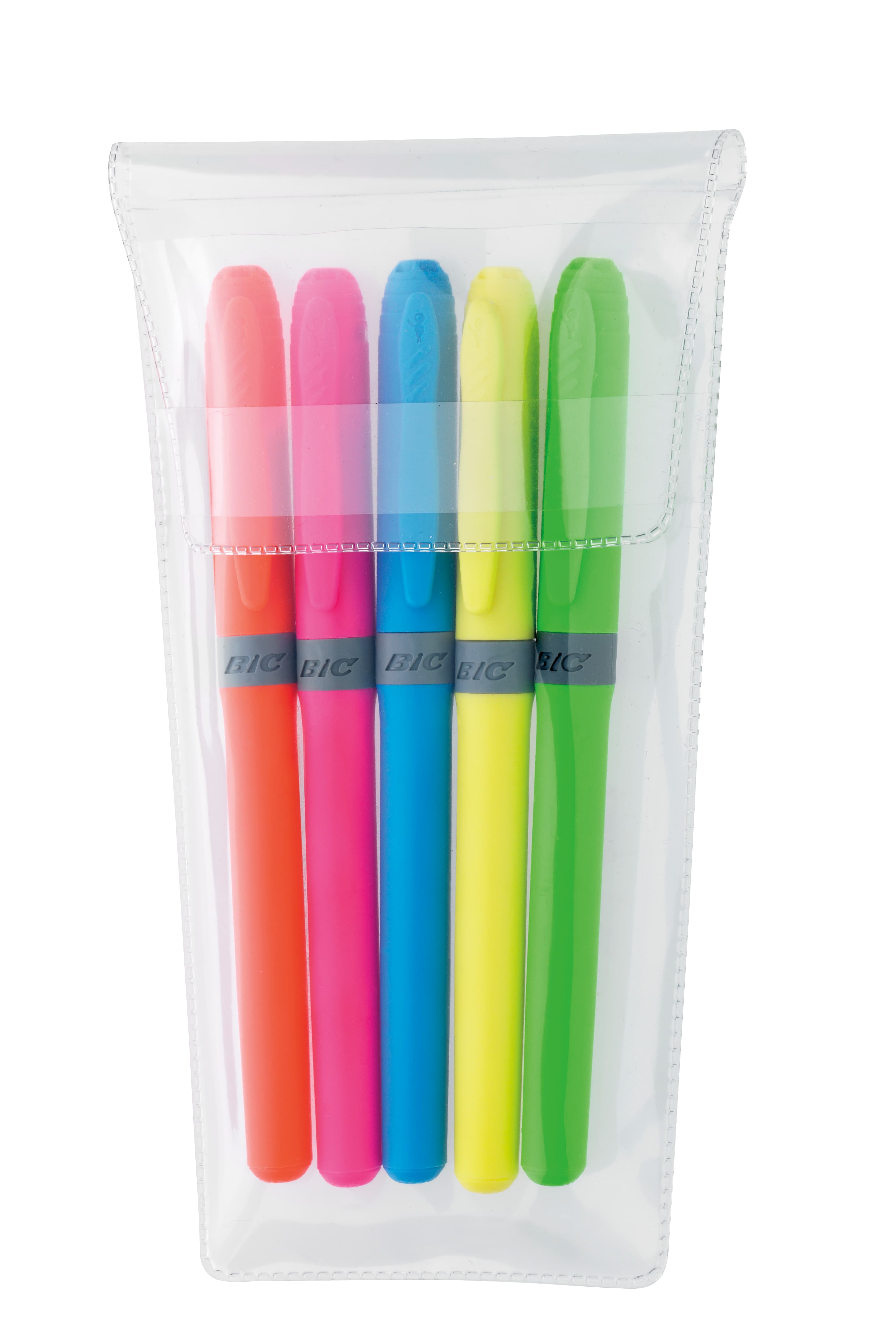BIC® Brite Liner Grip™ 5-Pack