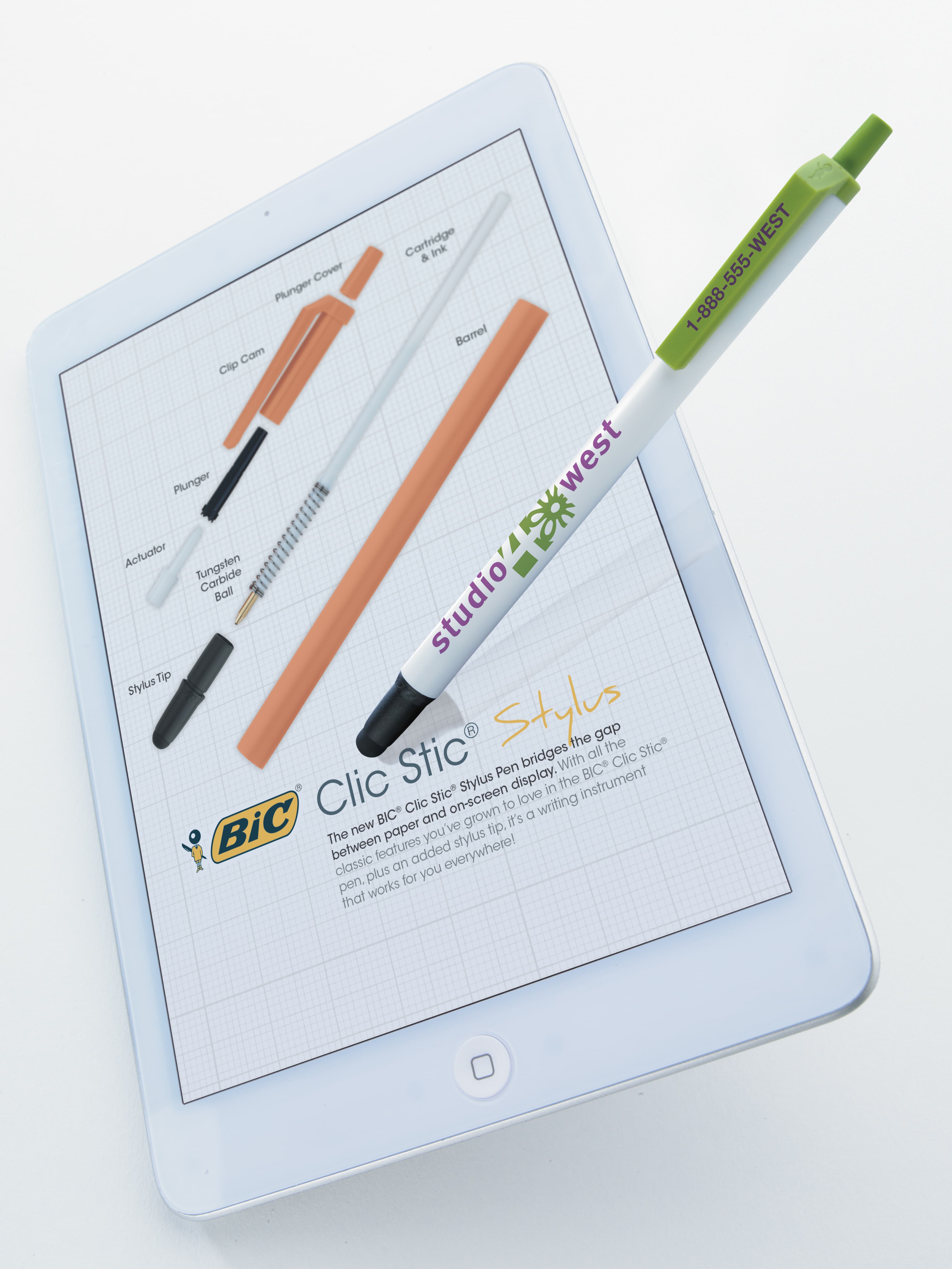 BIC® Clic Stic® Stylus Pen - Image 1
