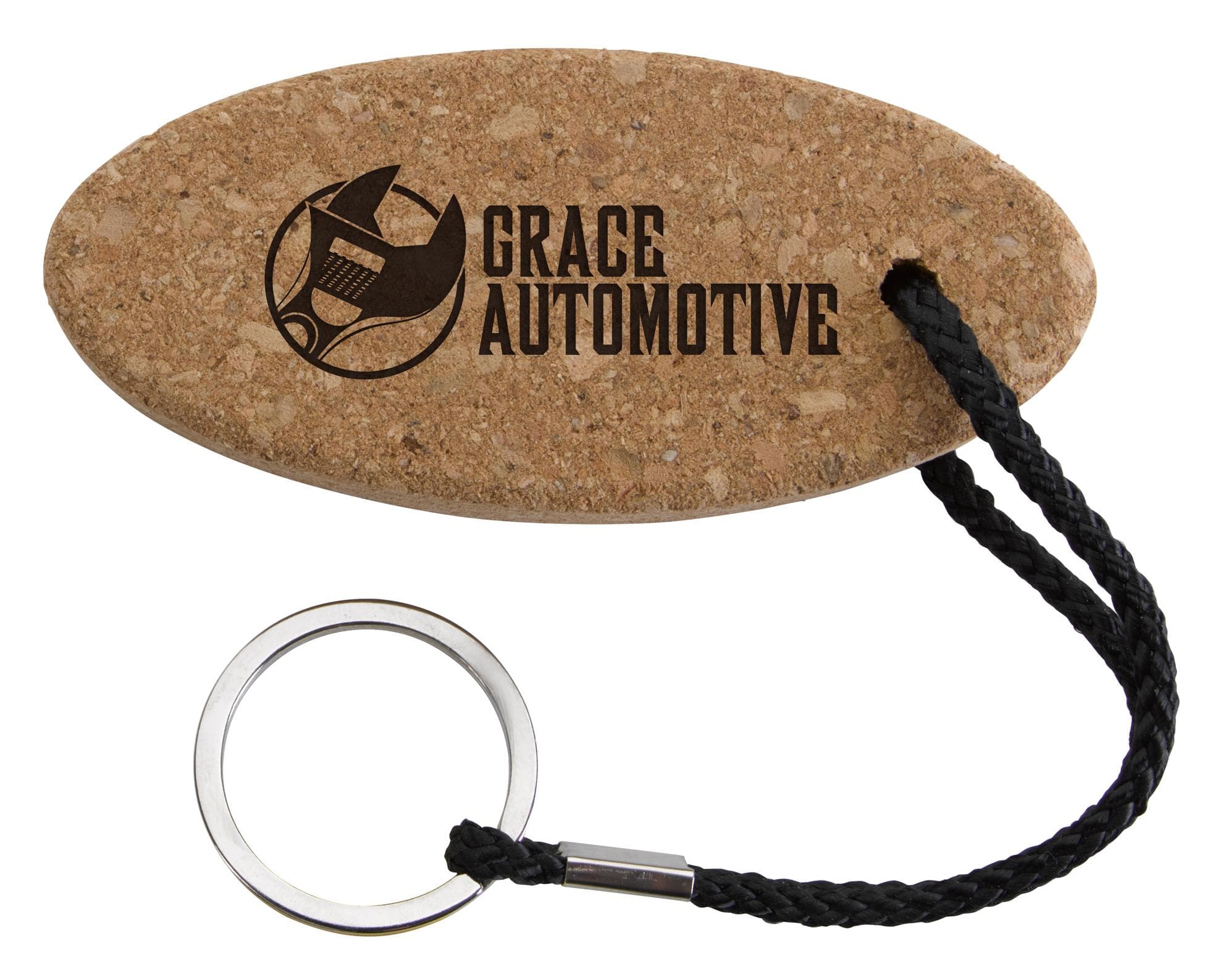 Buoy Oval Cork Keychain - Image 1