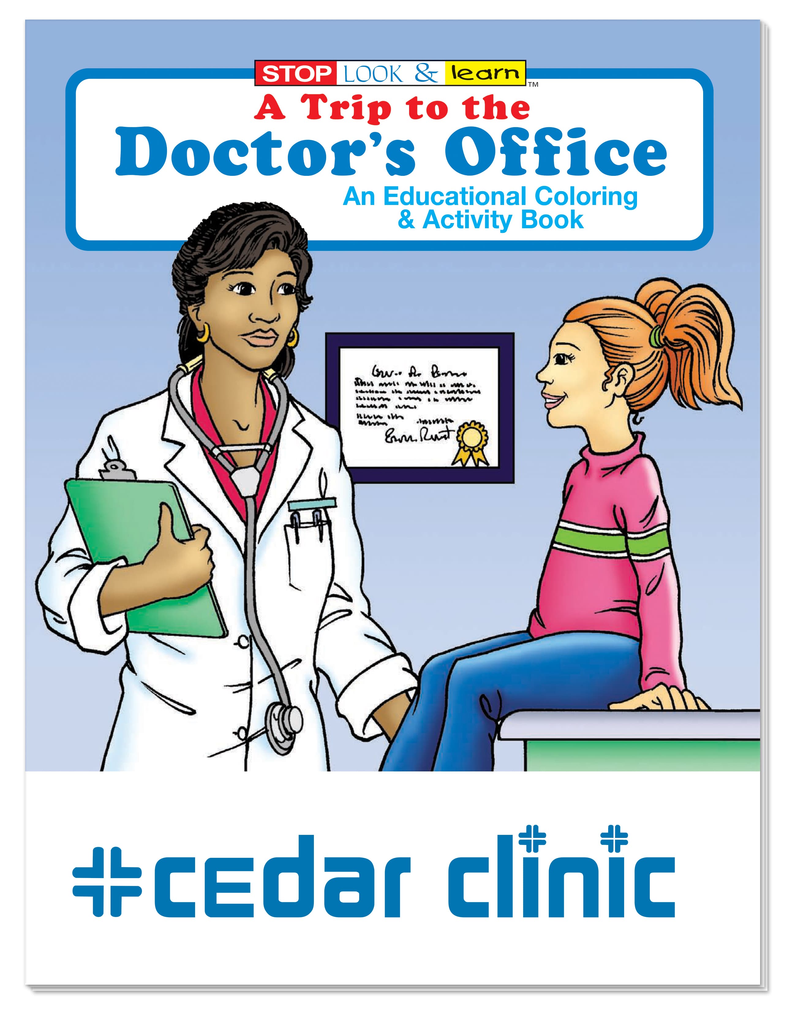 Coloring Book: A Trip to the Doctor's Office - Image 1