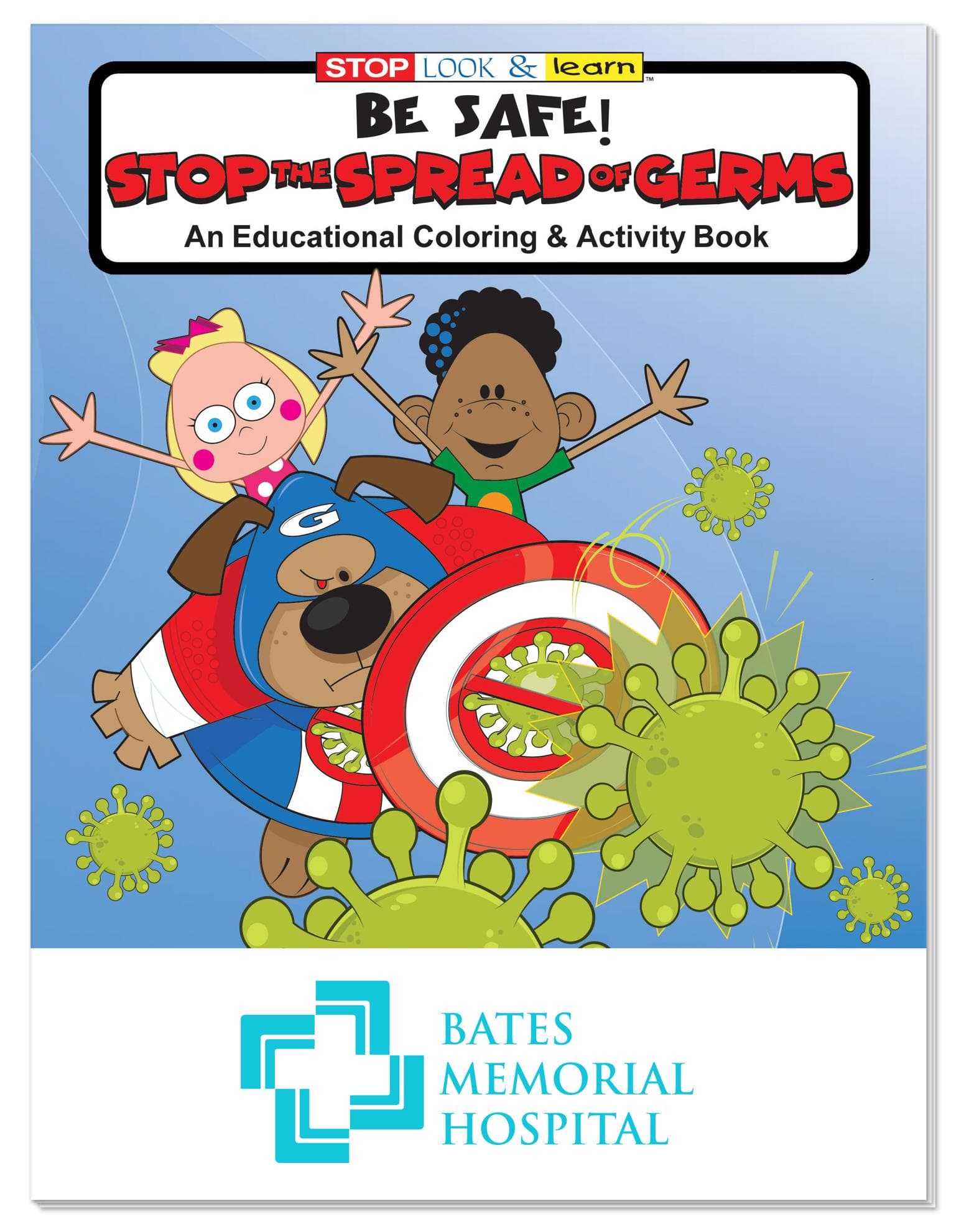 Coloring Book: Be Safe: Stop the Spread of Germs - Image 1