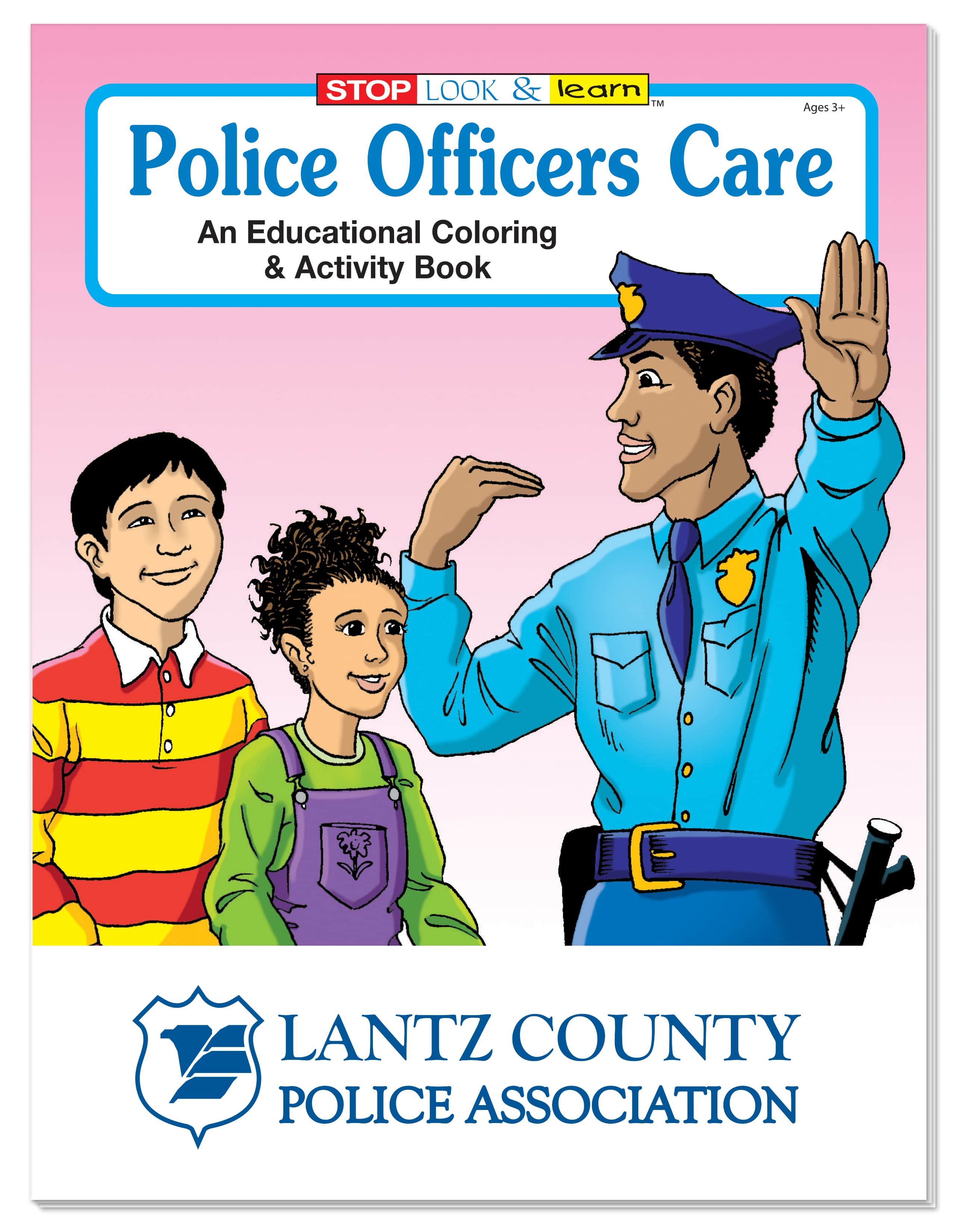 Coloring Book: Police Officers Care - Image 1