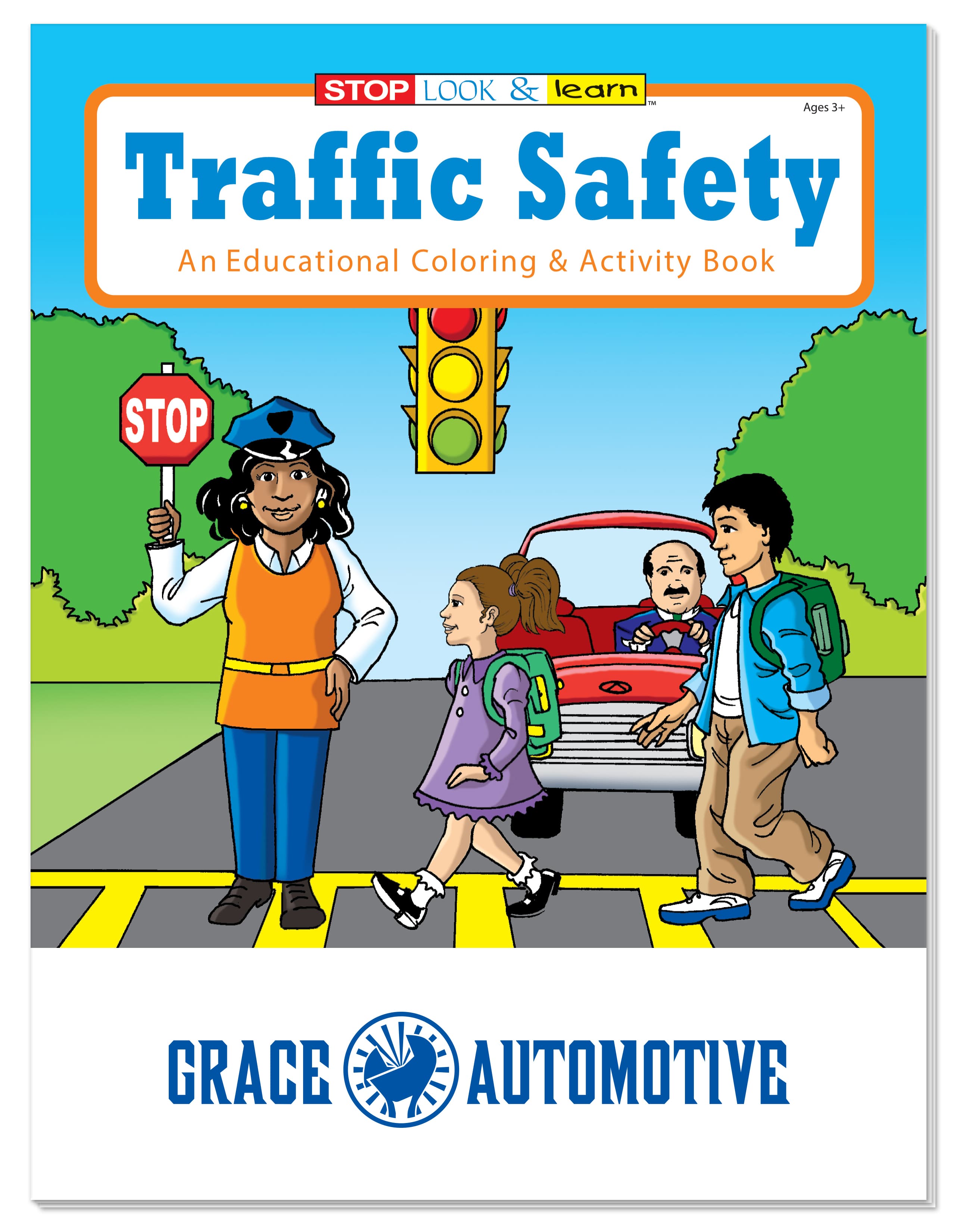 Coloring Book: Traffic Safety - Image 1